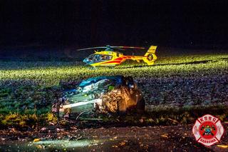 Wypadek z udziałem dwóch osobówek w Dąbrowie! Dwie osoby trafiła do szpitala [ZDJĘCIA]