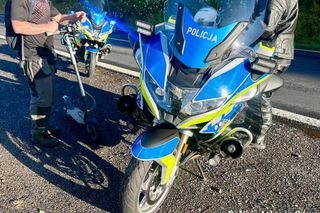 Hulajnogą po krajówce. Interwencja policji