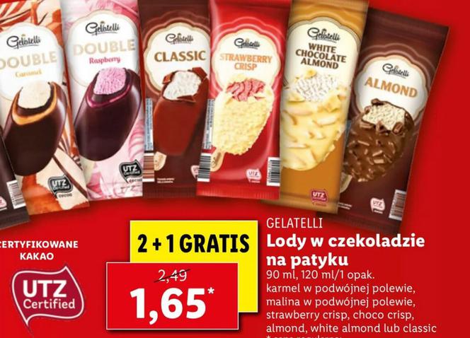 lody na patyku 2+1 gratis