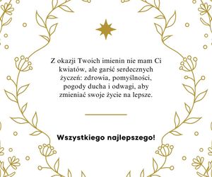 Piękne kartki z życzeniami imieninowymi. Śliczne wzory do wysłania