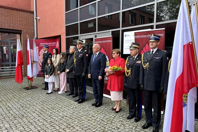 Uroczyste powitanie nadbrygadiera Patryka Maruszaka w Gorzowie