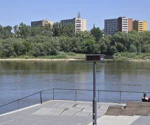 Niski stan wody w Wiśle