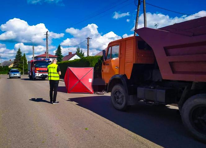 Wypadek w Puńsku. Zginął kierowca motoroweru