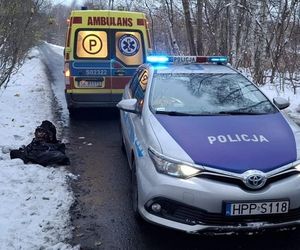 Świętochłowice. 16-latek przeleżał całą noc w śniegu. Uległ wypadkowi [ZDJĘCIA].