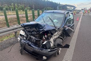 Wracali z wakacji. Groźny wypadek na S5 koło Leszna