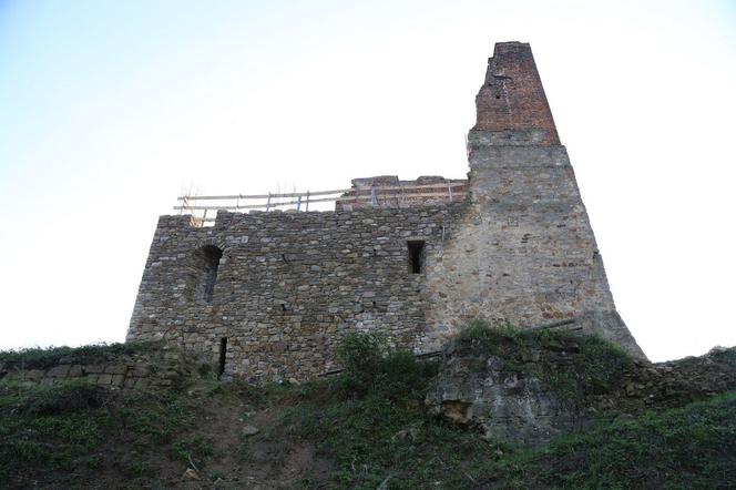 Zamek w Melsztynie po zakończeniu 3. etapu odbudowy