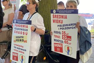 ​Nie chcemy segregacji w naszym zawodzie! Protest pielęgniarek i położnych ze Szczecina i regionu