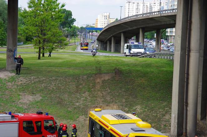 Wypadek autobusu w Warszawie