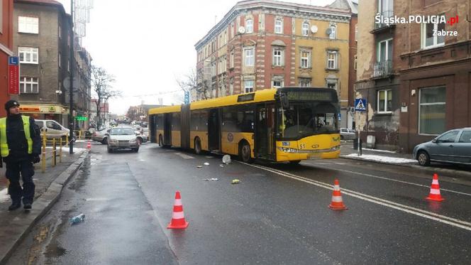 Naćpany kierowca autobusu potrącił pieszą