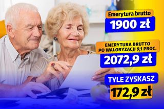 Waloryzacja 2025 - 9,1 proc. wariant 3 