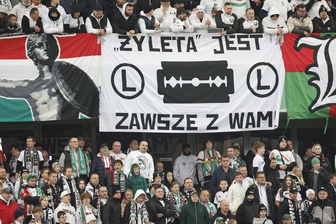 Legia Warszawa - Lech Poznań: Zdjęcia kibiców z klasyku i 13. kolejki PKO BP Ekstraklasy