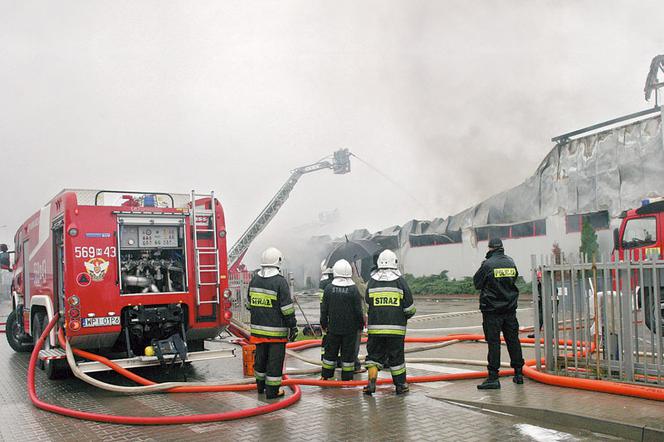 Chińska hala poszła z dymem