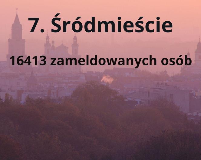 W tych dzielnicach w Lublinie mieszka najwięcej osób!