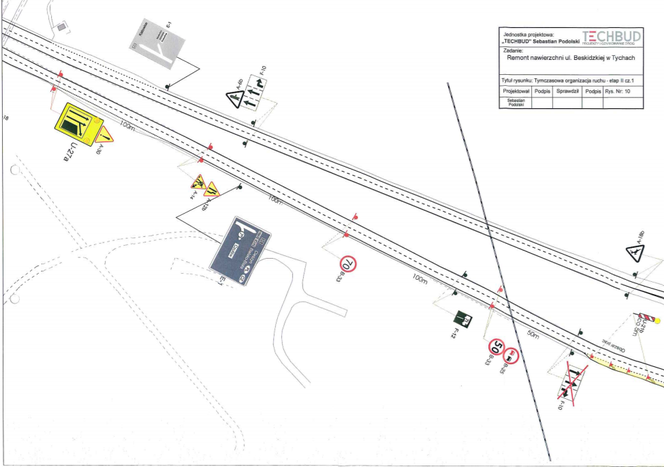 Utrudnienia na DK86 w Tychach