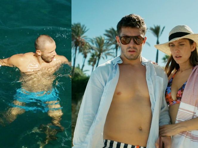 Barwy szczęścia, odcinek 3143: Franek (Mateusz Banasiuk), Regina (Kamila Kamińska), Justin (Jasper Sołtysiewicz) 