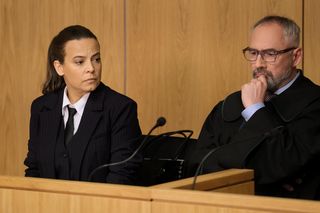 M jak miłość odc. 1872 po wakacjach. Magda (Anna Mucha), Adam Werner (Jacek Kopczyński)