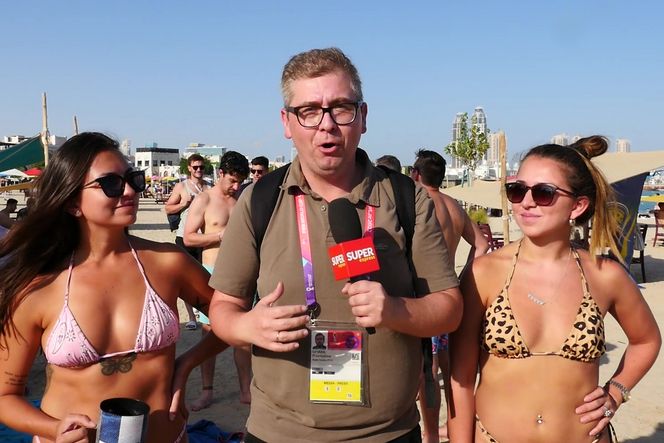 Piękne Argentynki przed meczem z Polską