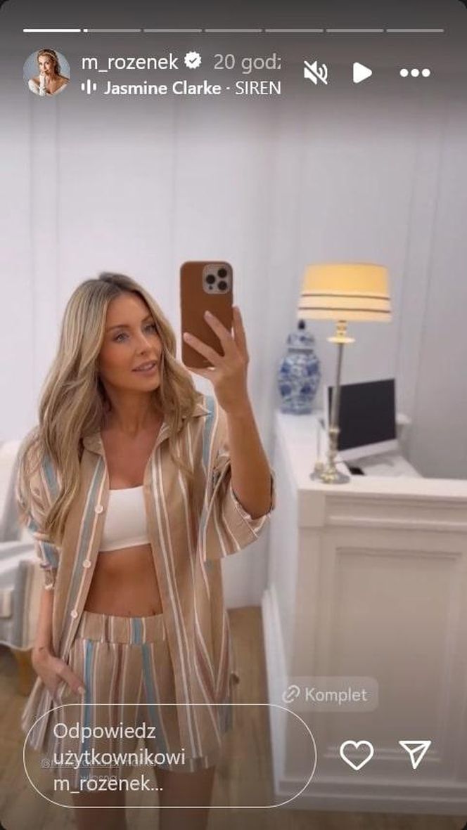 Małgorzata Rozenek-Majdan reklamuje kosztowne piżamki. Wyszlibyście w tym na ulice?