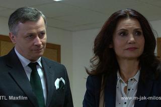 M jak miłość odc. 1129. Aleksandra (Małgorzata Pieczyńska), Grzegorz (Wojciech Majchrzak)