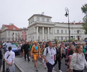 313. Warszawska Pielgrzymka Piesza na Jasną Górę - wymarsz z Warszawy