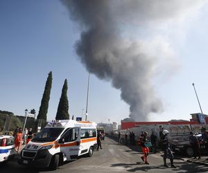 Wybuch w punkcie dystrybucji benzyny w Rzymie.