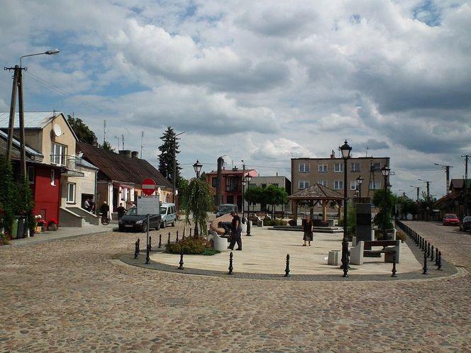 Rynek w Czerwińsku nad Wisłą