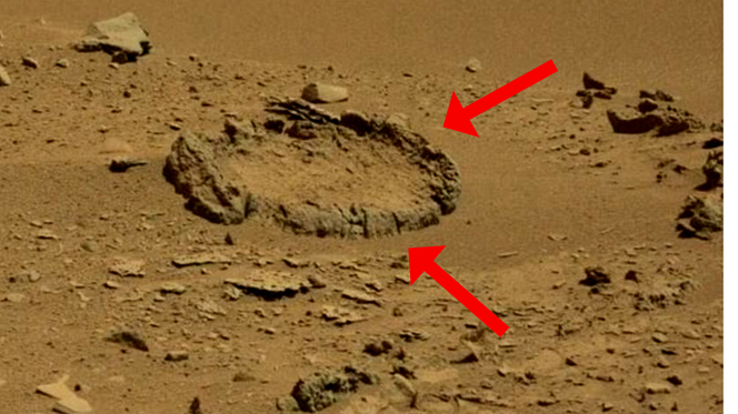Kto zrobił tajemnicze kręgi na Marsie?