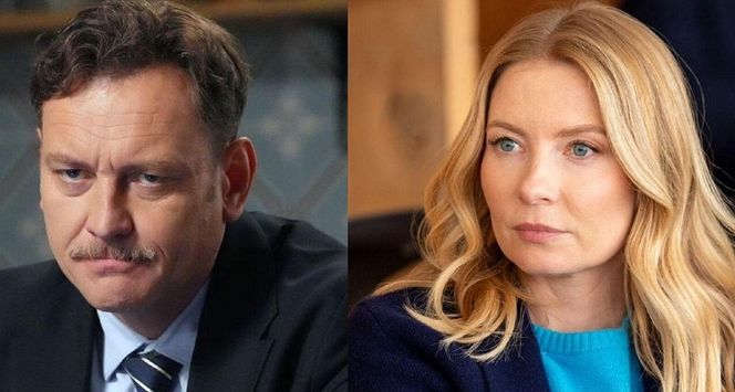 Barwy szczęścia, odcinek 3238. Stefaniak (Paweł Ławrynowicz), Dominika (Karolina Chapko)