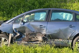 Wypadek na DK 94 w Sławkowie. Zderzyły się dwa samochody osobowe