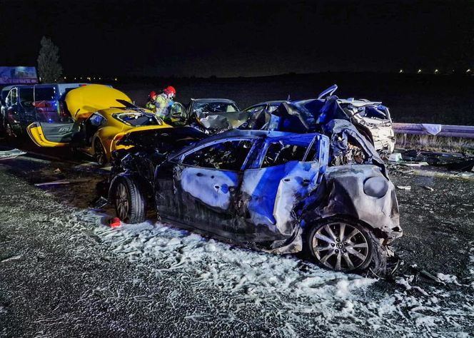 Tragiczny wypadek na S7 na S7 w kierunku Gdyni między wjazdem Lipce a Gdańsk Południe