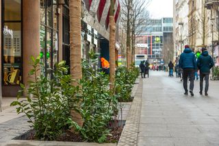 Ul. Chmielna w Warszawie po przebudowie