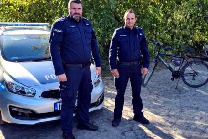 Sierżant sztabowy Piotr Golba i starszy sierżant Emil Majchrzak uratowali człowieka