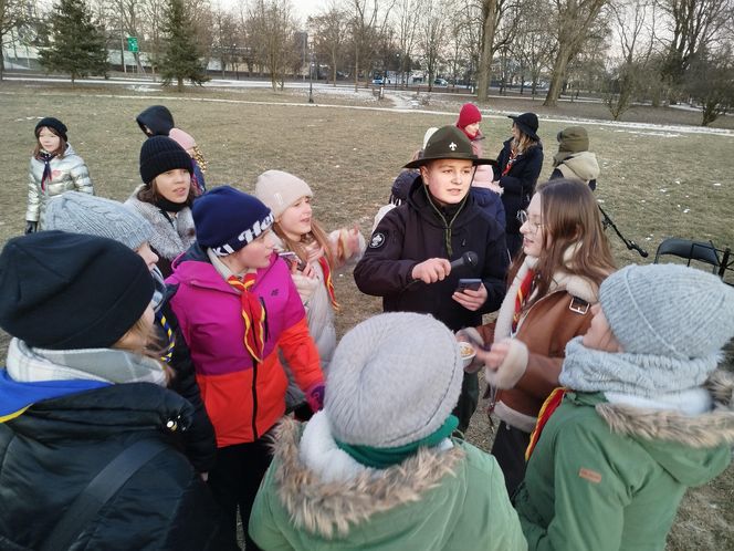 Siedleccy harcerze uczcili DMB grą terenową i wspólnym apelem przy ognisku