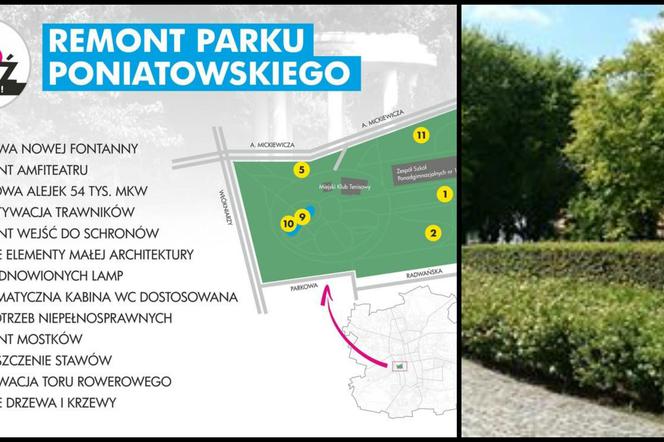 Park Poniatowskiego za 3 lata będzie jednym z najładniejszych [AUDIO]. Co nowego, oprócz fontanny z mozaiką?