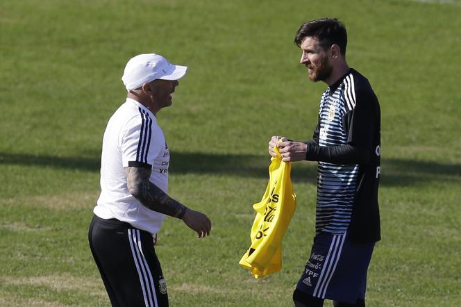 Jorge Sampaoli i Lionel Messi