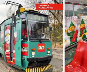 Wielka niespodzianka na warszawskich torach. Świąteczny tramwaj LEGO. Kiedy ruszy w trasę?