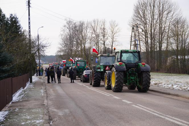 Protest rolników w Podlaskiem. Ciągniki blokują drogi w całym województwie! 