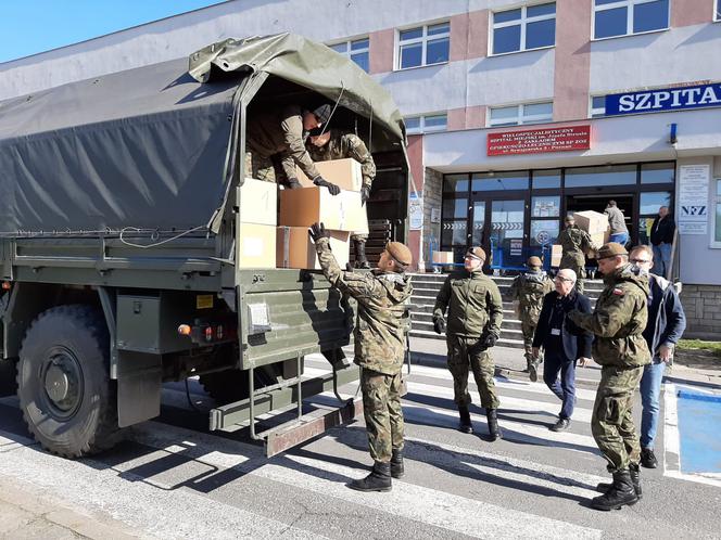 Terytorialsi pomagają w walce z koronawirusem