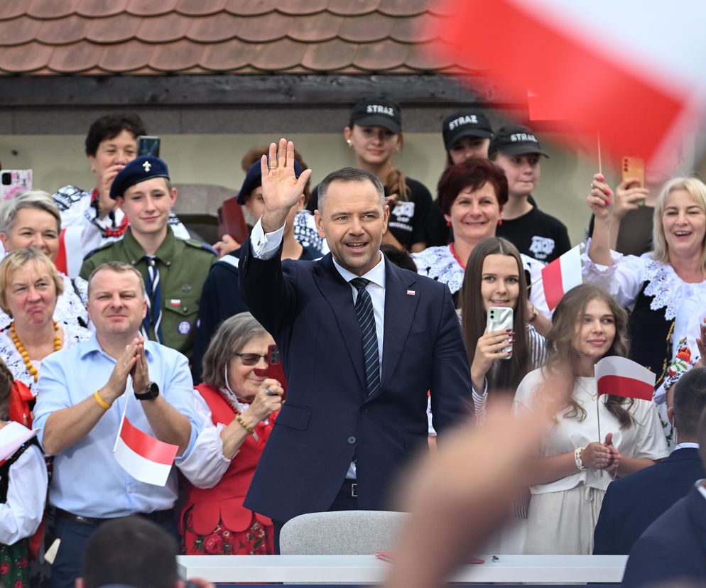 Karol Nawrocki w Kolbuszowej. Zmiany w podatkach dla rodzin 