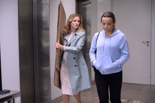 M jak miłość, odcinek 1681: Magda (Anna Mucha), Julia (Marta Chodorowska)