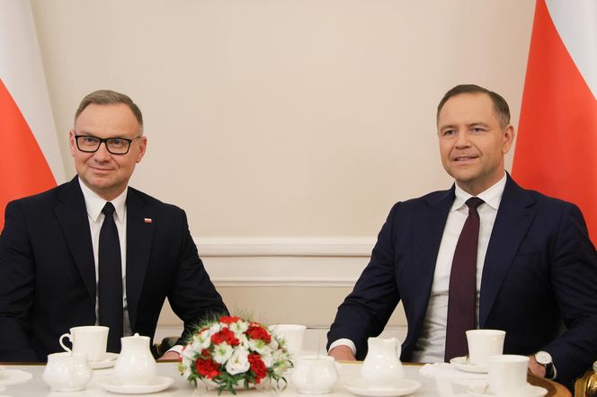 Spotkanie Andrzeja Dudy z Karolem Nawrockim