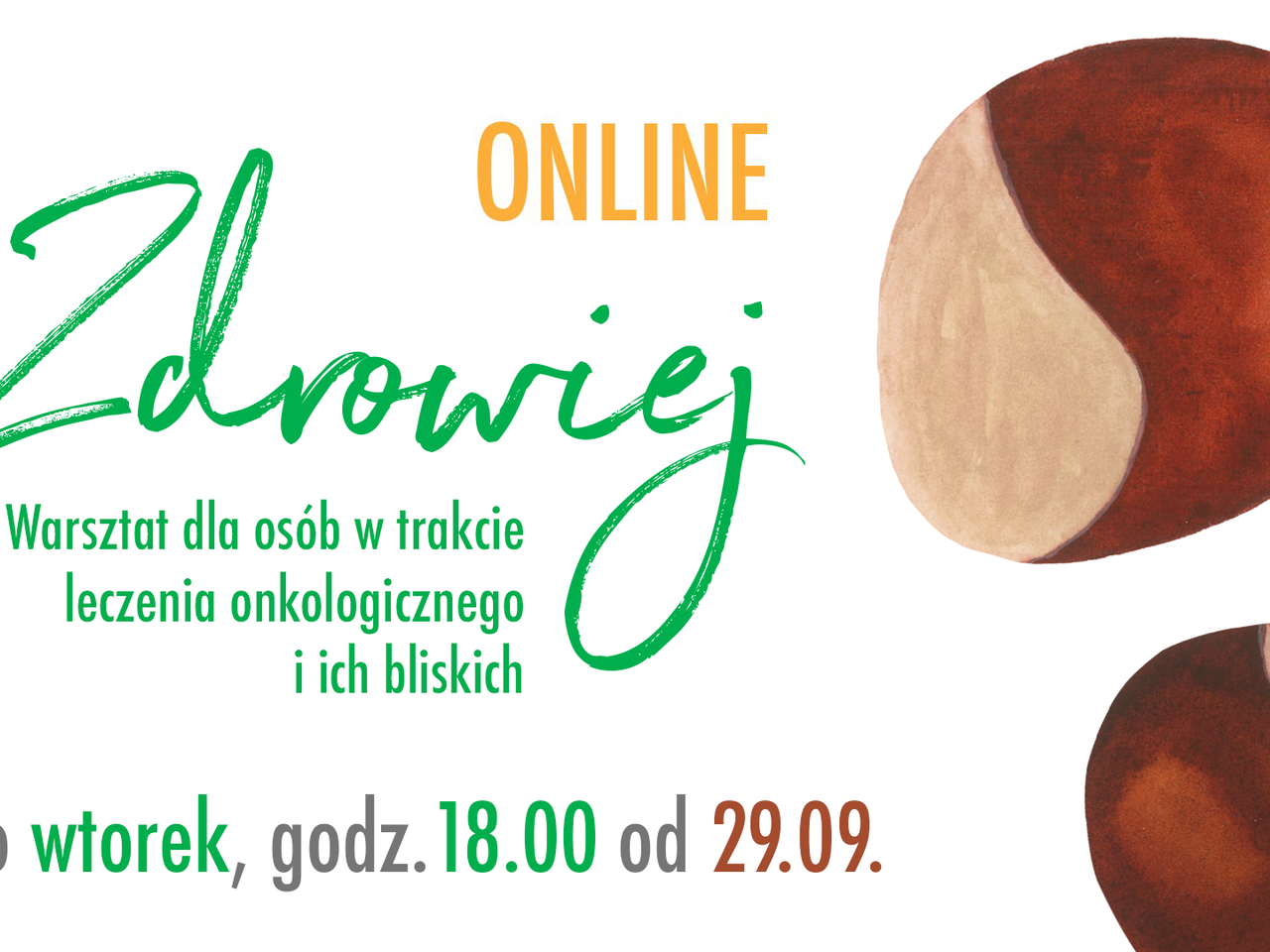 Zdrowiej bezpłatne warsztaty psychoonkologiczne online