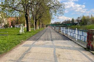 Remont bulwaru Rysiów w Nowym Sączu