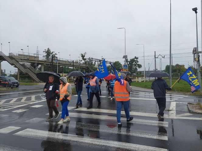 Strajk kolejarzy Bydgoszcz 28.07.25