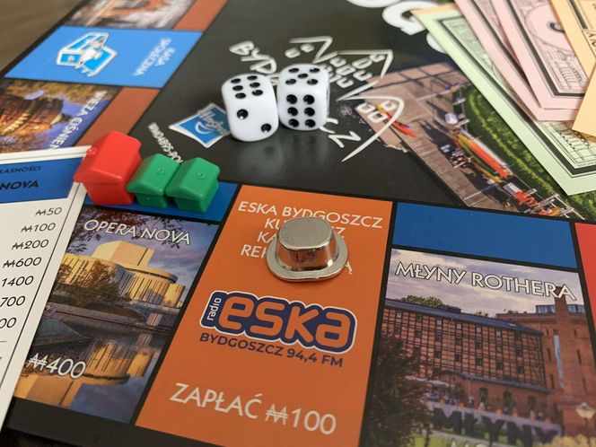 Premiera Monopoly Bydgoszcz. Na planszy jest wszystko co najlepsze w mieście. Polubicie pole Eski Bydgoszcz? 