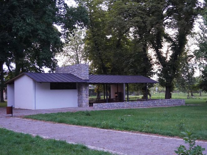 Park w gminie Mełgiew