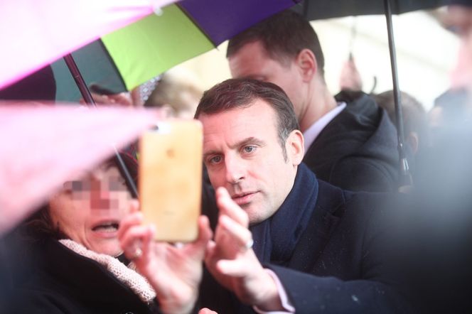 Macron w Krakowie