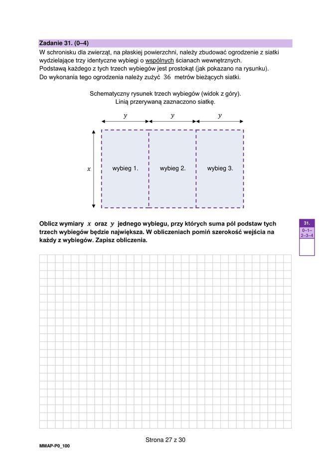 Matura 2024 - ARKUSZ CKE z matematyki (pp, nowa formuła)