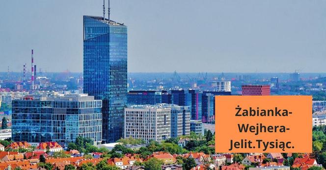 Największe dzielnice Gdańska