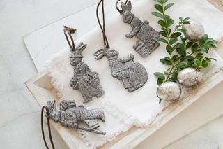 Zając wielkanocny - urocza ozdoba na Wielkanoc.